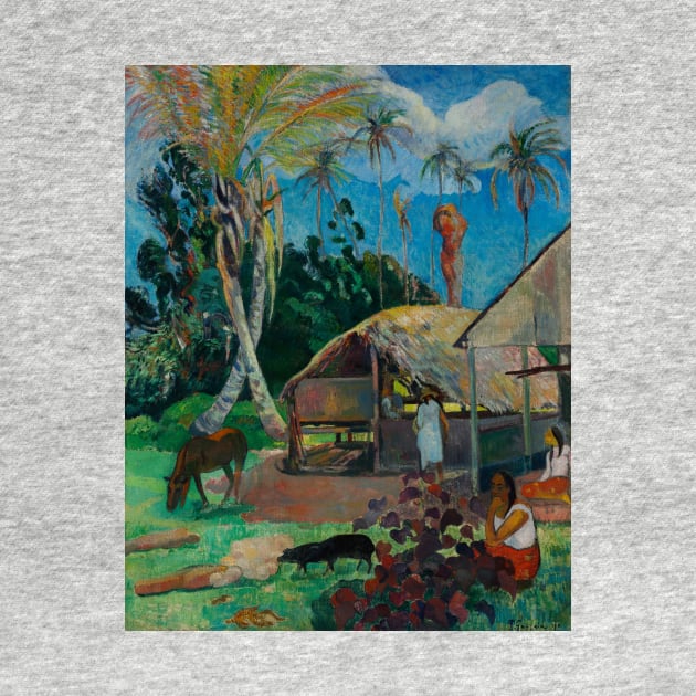 The Black Pigs by Paul Gauguin by Classic Art Stall